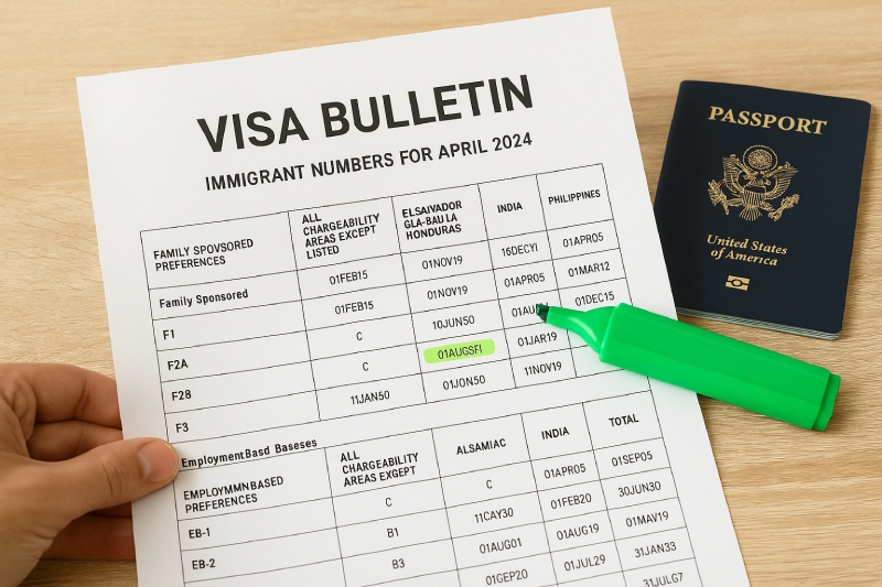 چگونه ویزا بولتن برندگان لاتاری آمریکا را بخوانیم؟